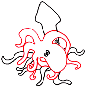 An octopus and a cuttlefish from Japan