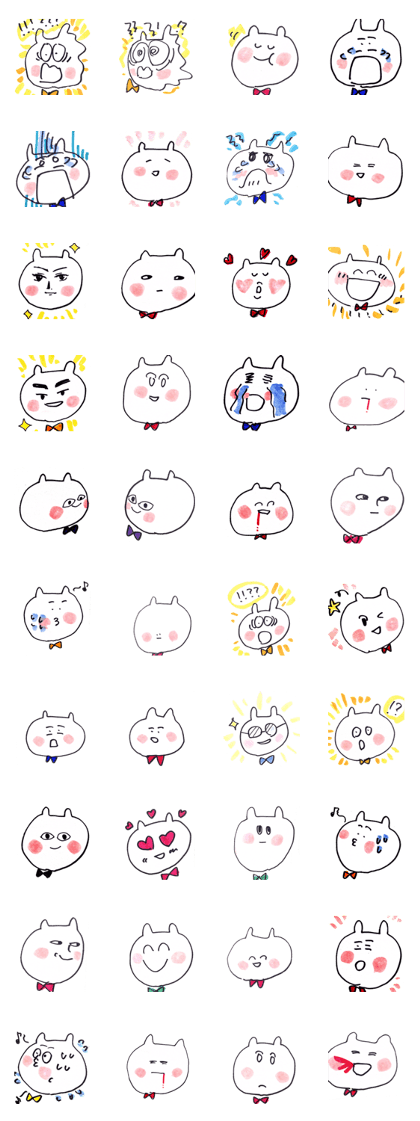 Very good rabbit stickers