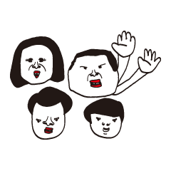 friends family of four.