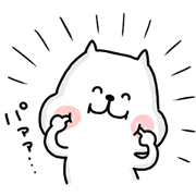 White Dog Sticker1