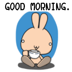 THE RABBIT STICKER. – LINE stickers | LINE STORE