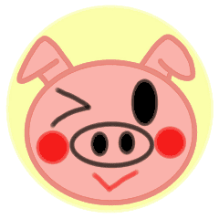 大きな豚顔 Line スタンプ Line Store 大きな豚顔 Line スタンプ Line Store