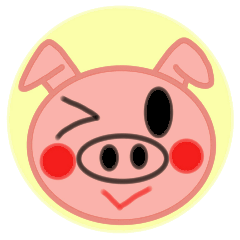 Big pig face