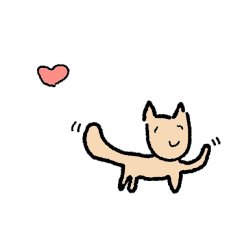 Many stickers of carefree animals