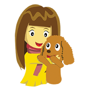 Grace and Her Puppy