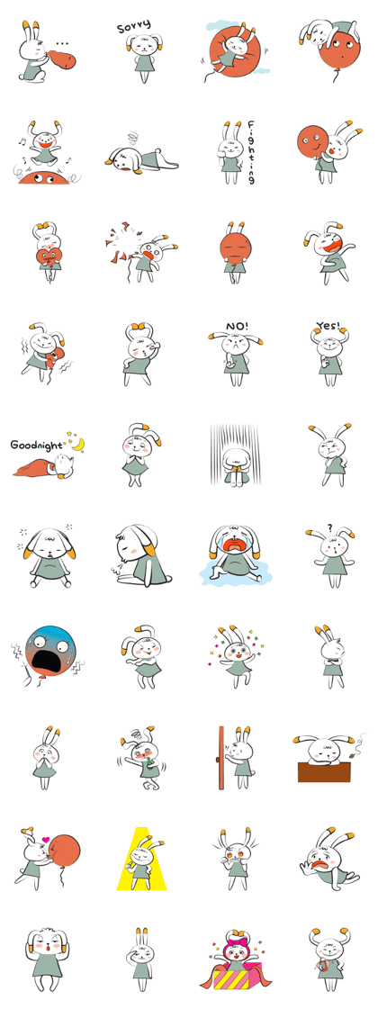 lovely rabbit pop! pop!