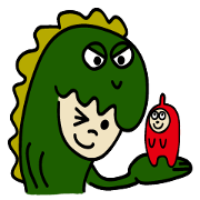 ALIEN-kun and KAIJU-chan