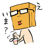 Mr.fairy wearing paper bag