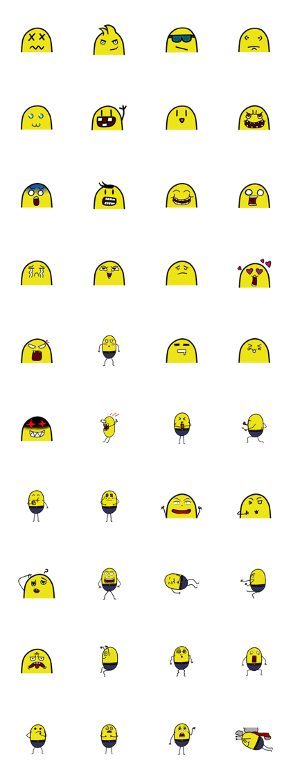 Yellow eggs