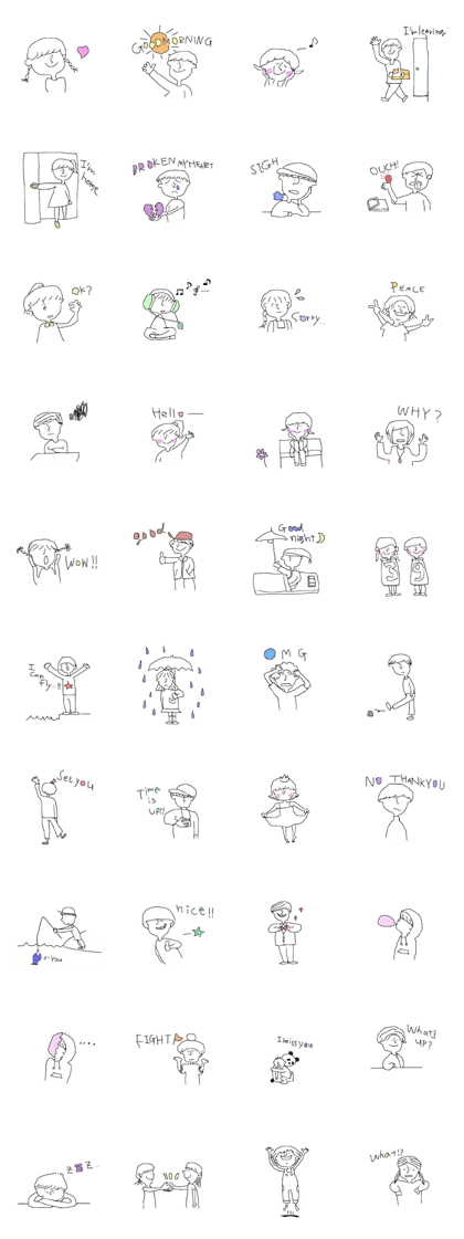 The Simple English sticker