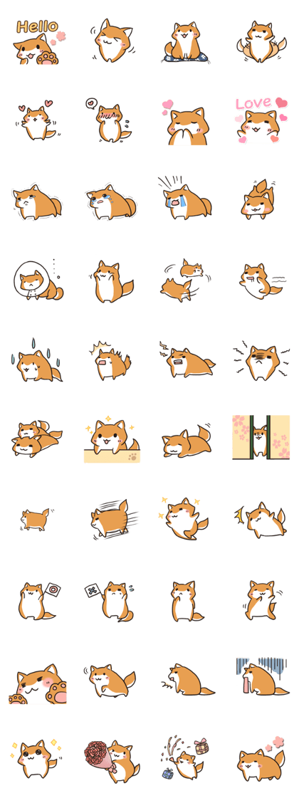 Japanese dog Shiba Inu ver.2