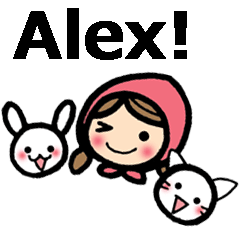 Stickers for Alex (English)