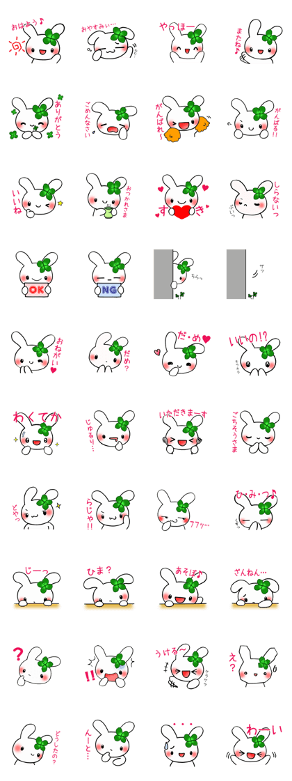 Happy Rabbit's daily life