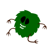 Moss skull