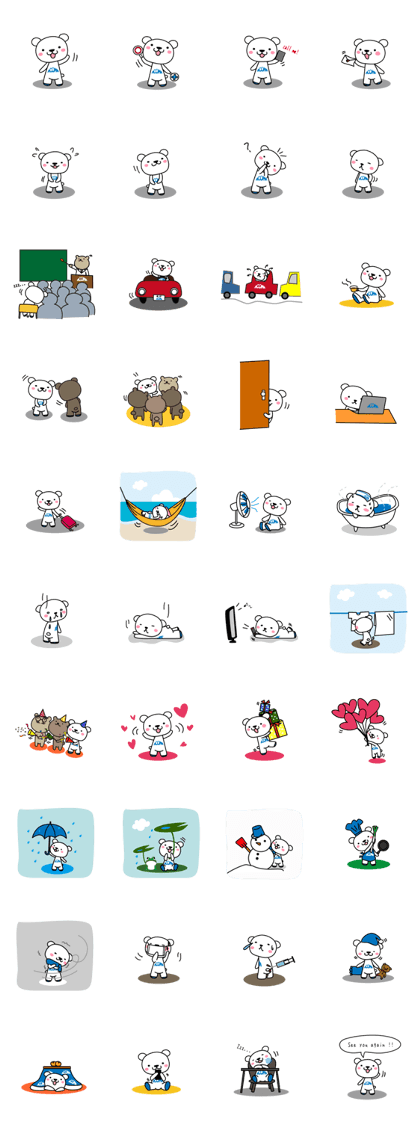 ACOMA Bear Sticker Second edition