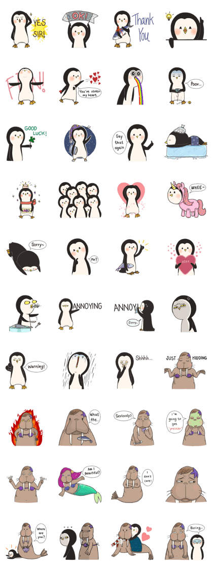 Bipolar Penguin & Moody Walrus (Eng.ver)