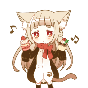 NEKOMIMI girl sticker