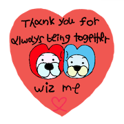 heart head Nacyu and Kenken