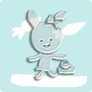 A transparent rabbit