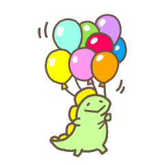 かわいい恐竜さんのbigスタンプ Line スタンプ Line Store かわいい恐竜さんのbigスタンプ Line スタンプ Line Store