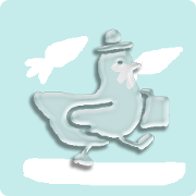 A transparent bird
