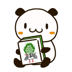 Cute Mahjong Panda
