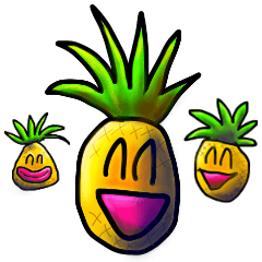 BIG Pineapple Sticker 3
