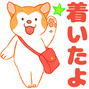 Siberian husky stickers JP