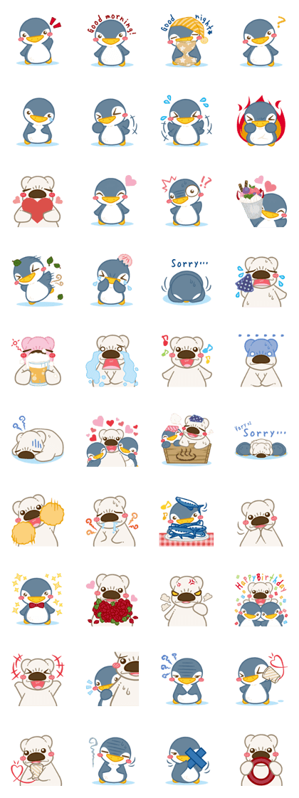 Penguins & Polar Bear