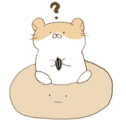 a hungry hamster and Manju.