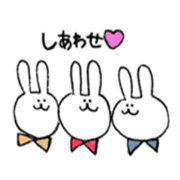 a rabbit laughs