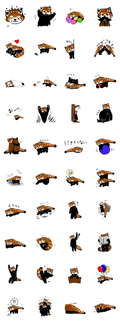 lesser panda's slow life