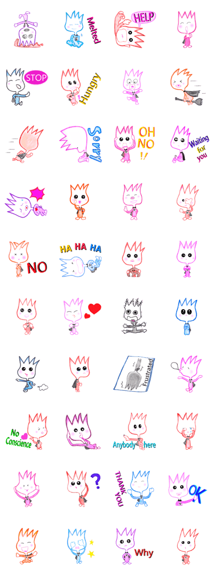 Forkman(bright color )English