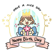 birthday stickers