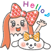 The brilliant ribbon girl and Whitina