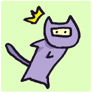 ninja-cat with tatami