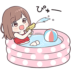 ジャージちゃん9 夏 Line スタンプ Line Store ジャージちゃん9 夏 Line スタンプ Line Store