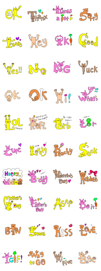 Animal letter ALPHABET!