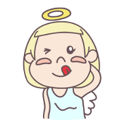this angel with bobbed hair(japanese)