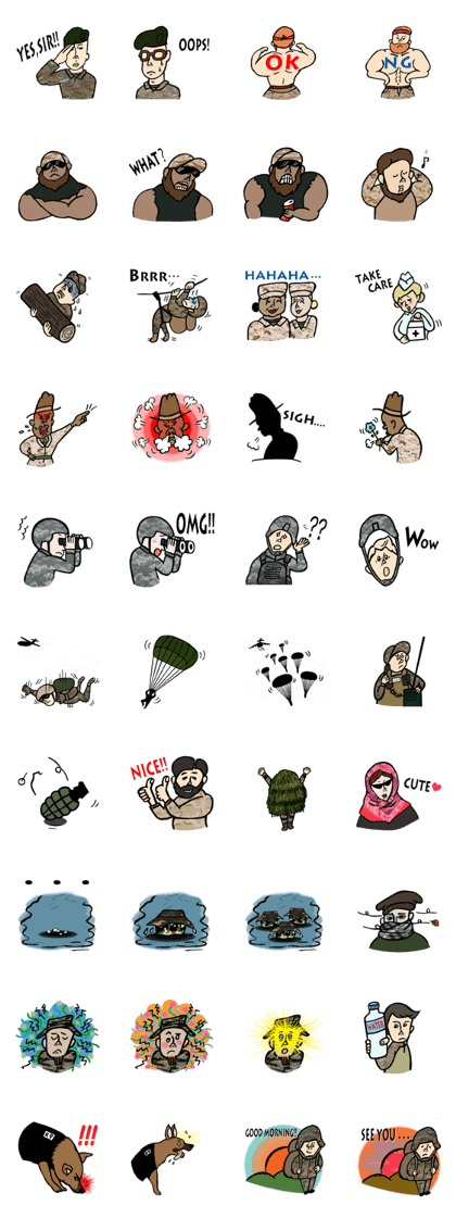 MILITARY-STICKERS