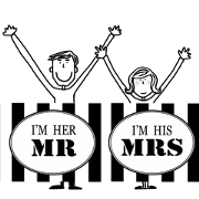 Sticker for couple - English ver. -