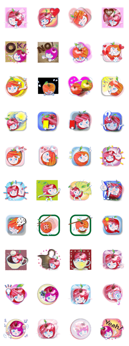 Currant- chan Sticker feat."HIME-RINGO"