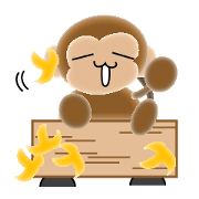 Sticker of 2016 Zodiac boy monkey