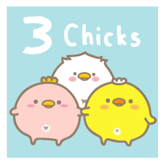 3 Chicks V.1 ( English ) - LINE stickers - LINE STORE