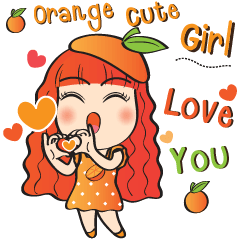 Orange cute girl (Fruit Ver.2)