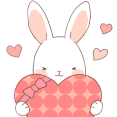 うさぎのロロ ハートフルver Line スタンプ Line Store