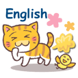 Troubled face cat(English)