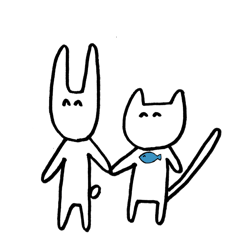 They are good friends!