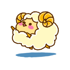 SheepsCloud moo's  basic sticker