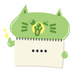 綠綠貓的空白筆記本-隨你填